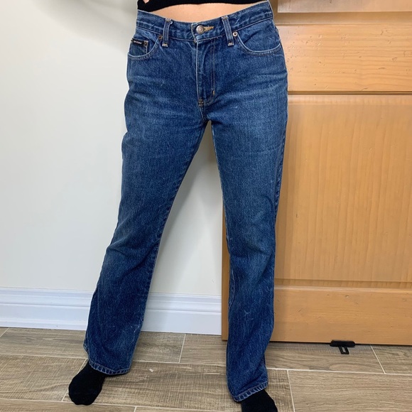 Vintage Mid-Rise Blue Jeans By DKNY - Picture 3 of 4